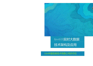 ArcGIS实时大数据技术架构及应用.docx