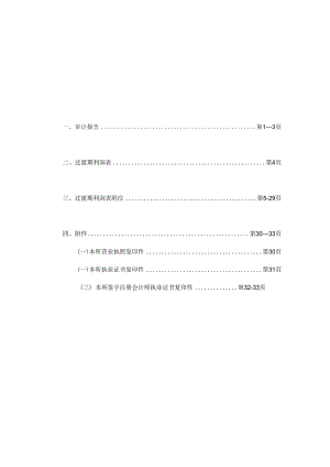 金贵银业：湖南宝山有色金属矿业有限责任公司过渡期审计报告.docx