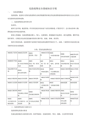 危险废物安全基础知识守则.docx