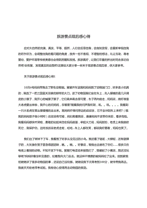 旅游景点观后感心得.docx