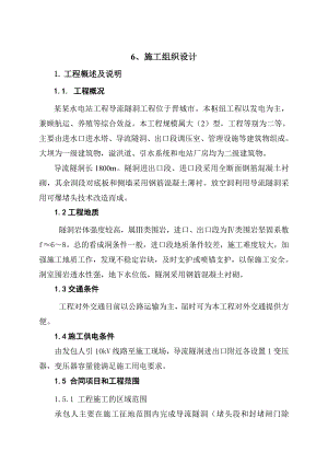 引水隧洞工程施工方案.doc