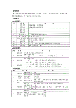 惠州市中洲央筑花园项目 施工组织设计.doc