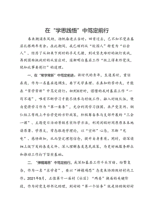 驻村工作体会：在“学思践悟”中笃定前行.docx