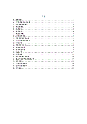 施工安全风险评估报告.doc
