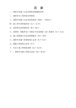 杭州地铁施工用表(地铁车站0613).doc