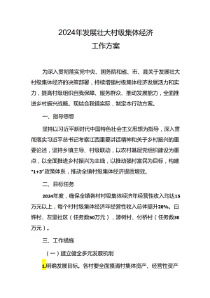 2024年发展壮大村级集体经济攻坚行动方案.docx