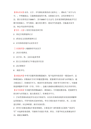 字音字形命题规律和备考指导.docx
