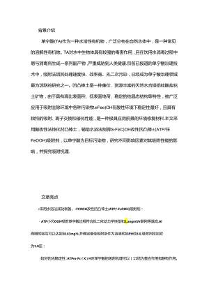 β-FeOOH改性凹凸棒土的制备及其对单宁酸吸附性能研究.docx