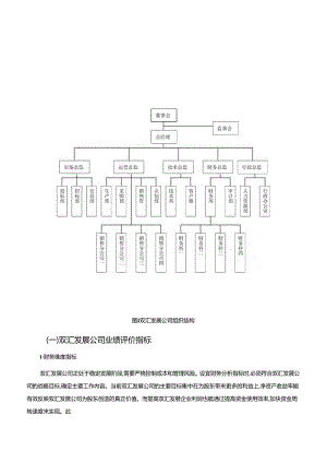 【《双汇发展公司基于平衡计分卡的业绩评价体系构建》11000字】.docx