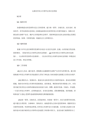 沁源县突发公共事件总体应急预案.docx