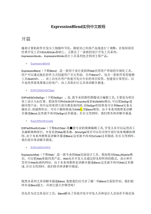 Expression_Blend实例中文教程.docx