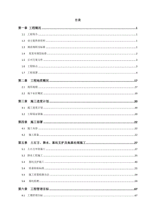 橡树湾B4区住宅及配套项目施工方案.doc