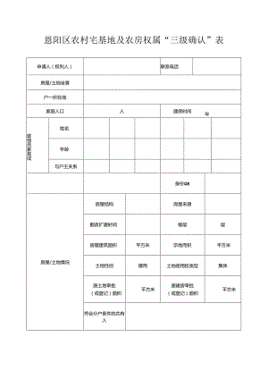 三级确认表 .docx