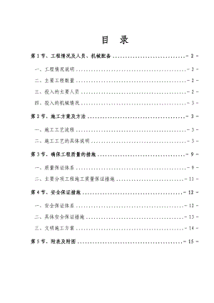 公路混凝土挡土墙专项施工方案.doc