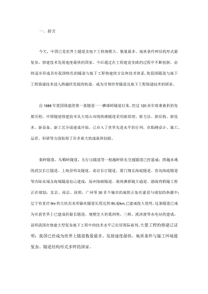 中国隧道及地下工程修建技术.docx