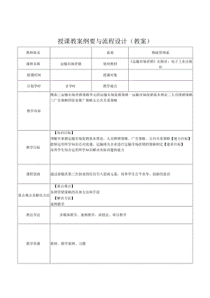 运输市场营销（第2版）教案模块三单元四运输市场促销策略1.docx