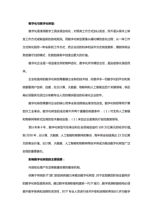 数字化与数字化转型.docx
