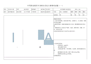 职业教育半身裙全员化大赛赛项试题（一）.docx
