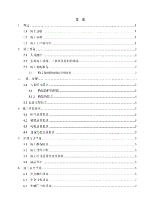 变电站构支架组立施工方案.doc