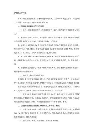 医院护理部工作计划范文.docx