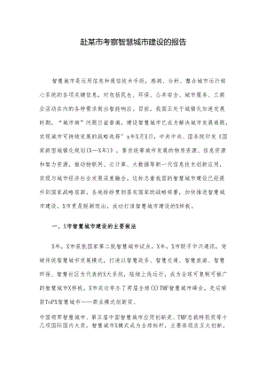 赴某市考察智慧城市建设的报告.docx