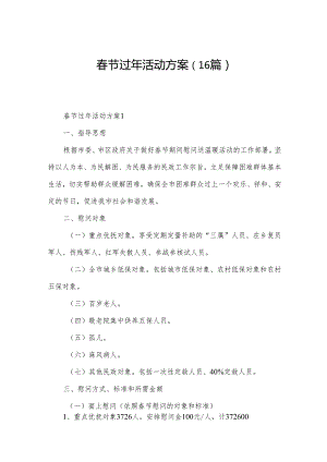 春节过年活动方案（16篇）.docx