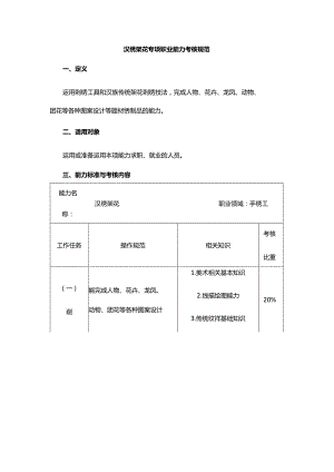 汉绣架花专项职业能力考核规范.docx