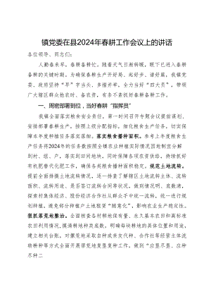 镇党委在县2024年春耕工作会议上的讲话.docx