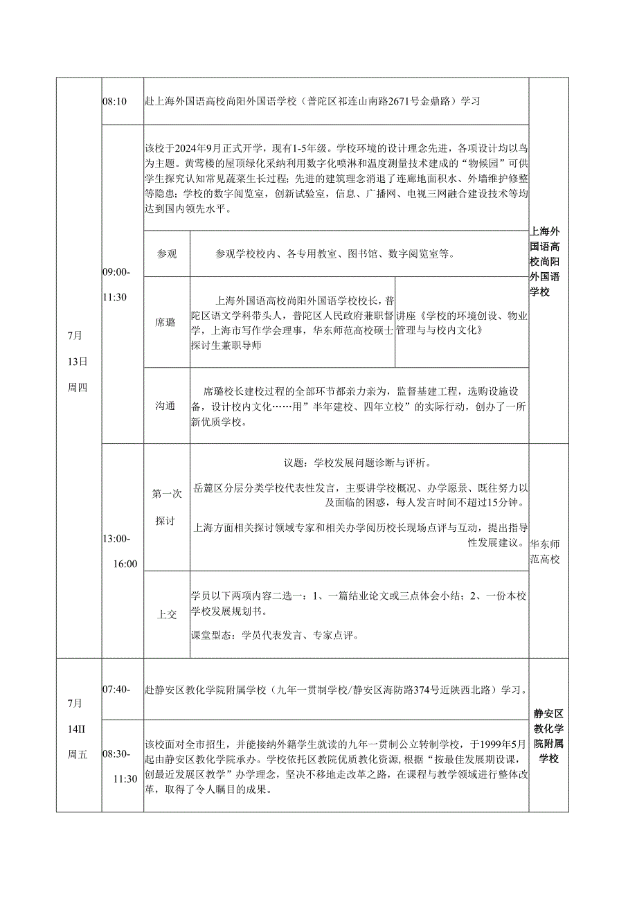 岳麓区2024暑假中小学校长学校领导力提升集中学习安排(一.docx_第3页