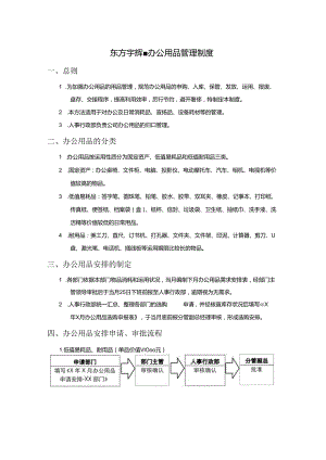 东方宇辉-办公用品管理制度-20250928.docx