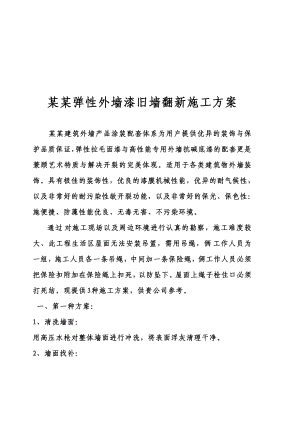 外墙拉毛涂装施工工艺及标准.doc