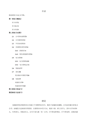电力公司实习报告.docx