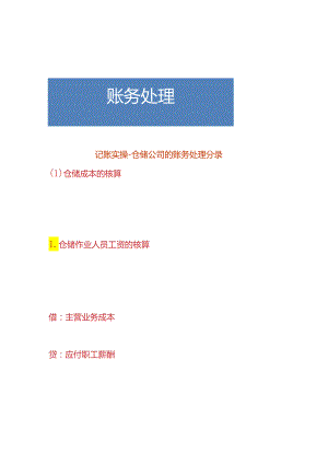 记账实操-仓储公司的账务处理分录.docx