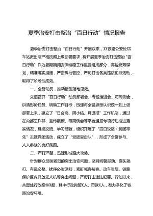 二十三篇2024年夏季治安打击整治专项行动工作总结.docx