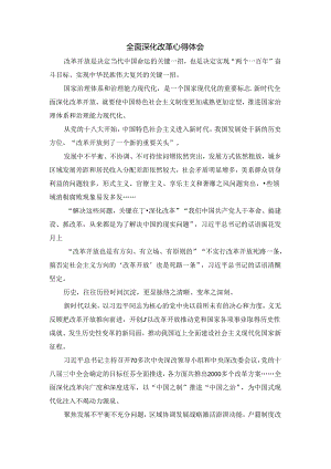 2024全面深化改革心得体会三.docx