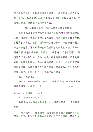 2024年开展上半年党支部意识形态情况工作汇报 （合计7份）.docx