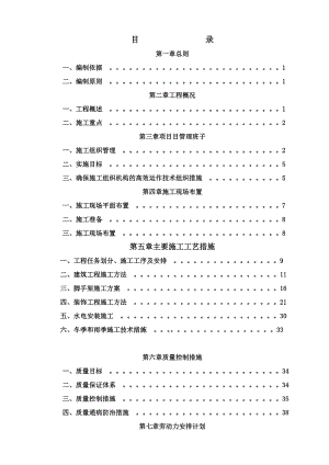 汉源县人民医院新医院工程附属施工方案.doc