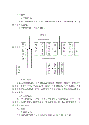 水厂施工组织设计1.doc