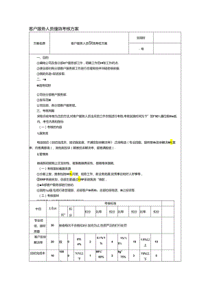 客户服务人员绩效考核方案.docx
