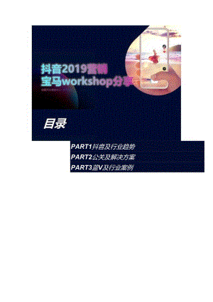 汽车品牌宝马抖音营销方案.docx