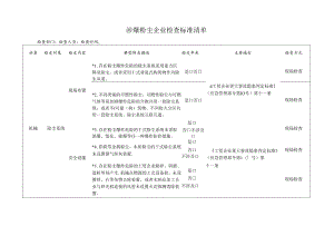 涉爆粉尘企业检查标准清单.docx