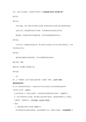 二年级下册品德教案自我保护不麻痹_鲁人版.docx