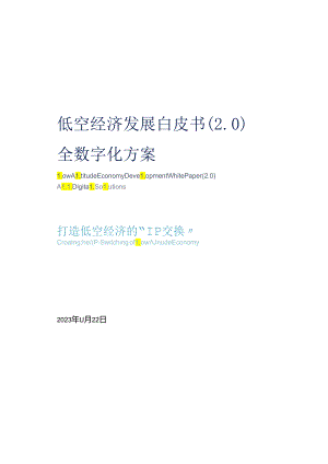 低空经济发展白皮书全数字化方案.docx