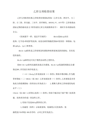 乙肝五项检查结果.docx