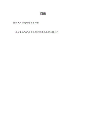 2024年全面从严治党研讨发言材料.docx