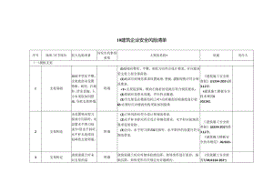建筑施工企业安全风险辨识分级管控清单模板.docx