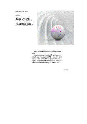 《h公司：数字化转型从战略到执行》两份资料.docx