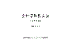 《会计学课程实验》.docx
