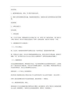幼儿园艺术领域《两只小小鸭》PPT课件教案音乐参考教案.docx