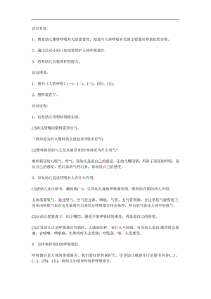 大班健康《人的呼吸》PPT课件教案参考教案.docx